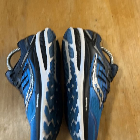 Saucony Mens Triumph ISO2 Running Shoes Blue/Black/Silver S20290-4  Sz 10 main image 5